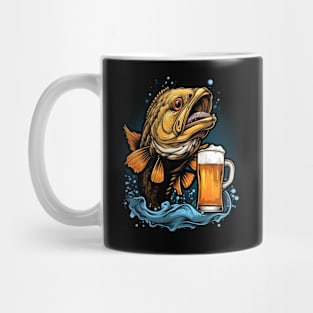 I love beer and fishsing Mug